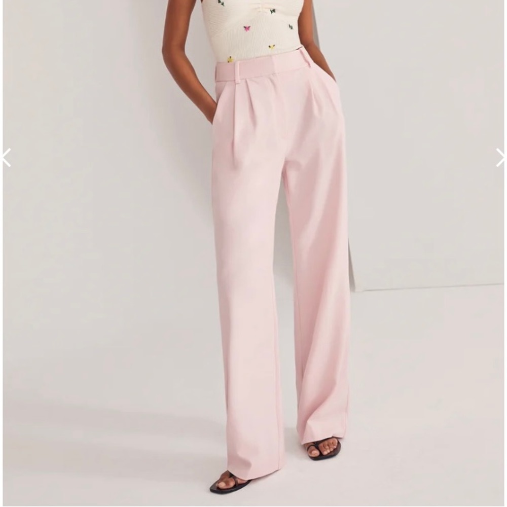 Favorite Daughter The Favorite Pant Light Pink Sz 12 NWT